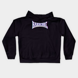 Hardcore Techno 3D Logo Kids Hoodie